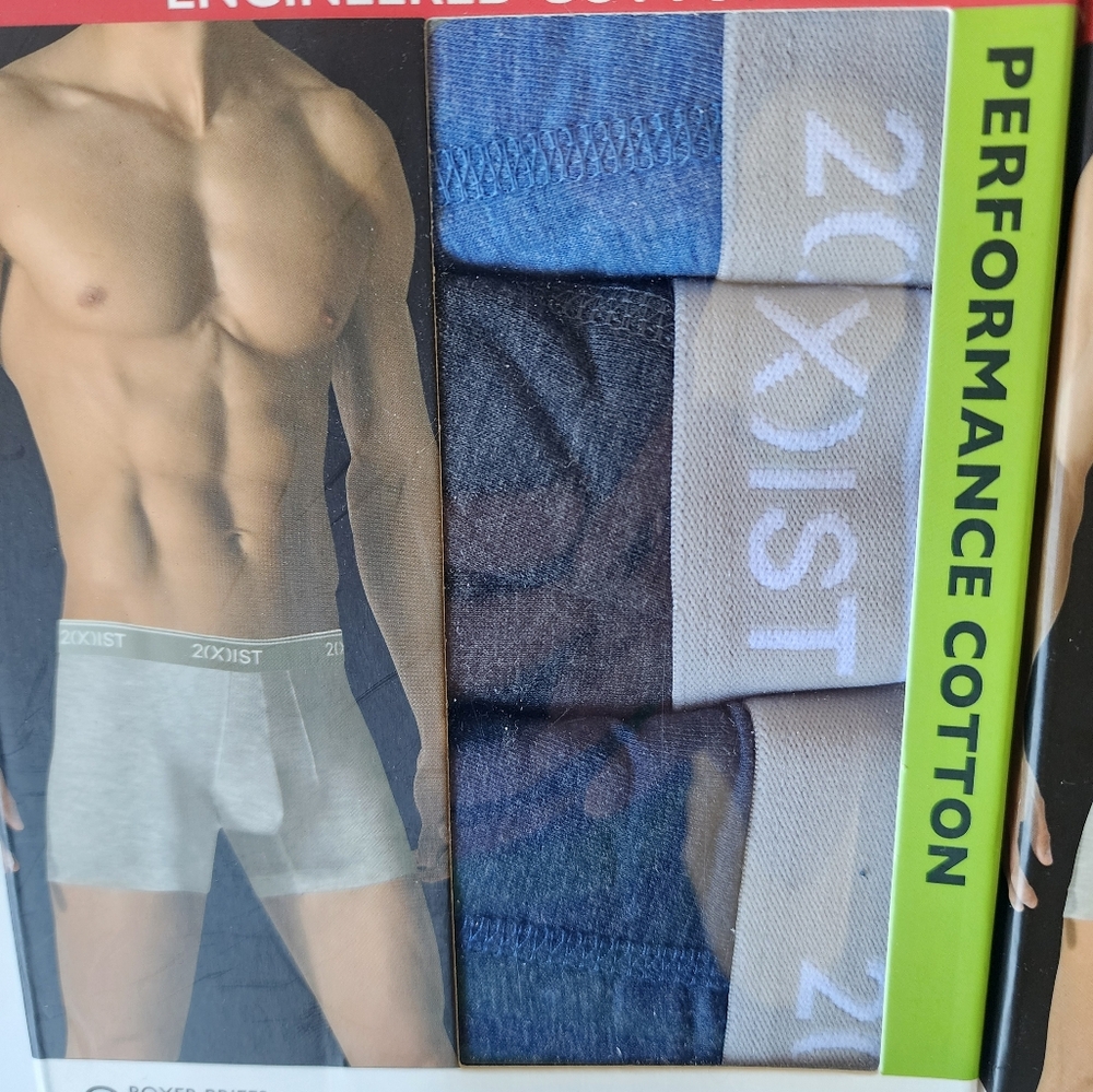 2xist Men's Performance Cotton Boxer Briefs 2 x 3 Pack 6 Pairs Sz M - Picture 6 of 8
